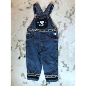 2/$25 Vintage Little Arizona Denim Overalls